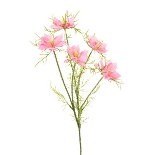 Dekorative Cosmosblume Kunstpflanze, Pink, 56cm