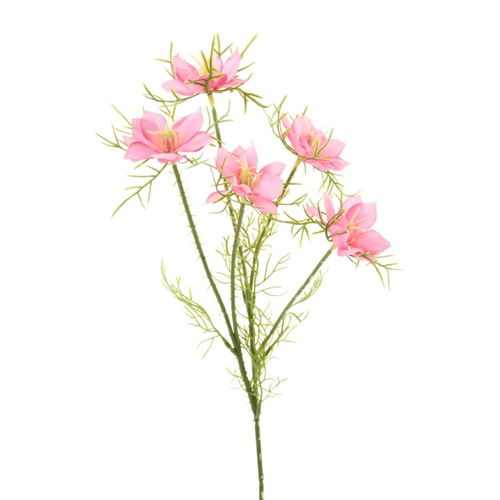 Dekorative Cosmosblume Kunstpflanze, Pink, 56cm