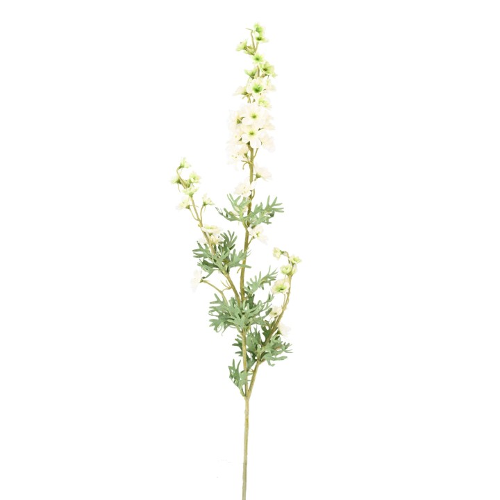 Kuenstliches Delphinium Weiss 86cm - Pflegeleichte Eleganz