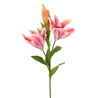 Künstliche Lilie ca. 80 cm - In Pink oder Weiss