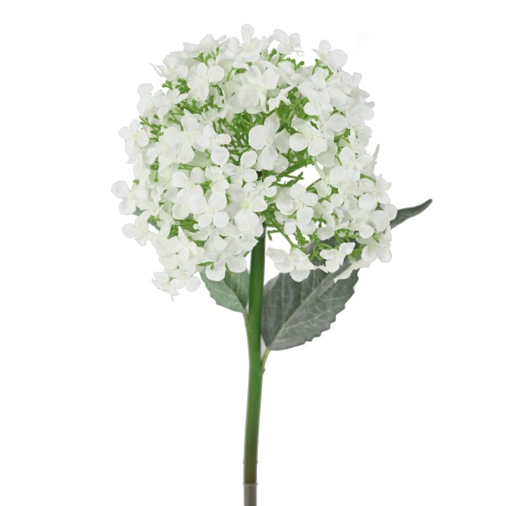 Künstliche Hortensie Weiss 55cm - Elegante Kunstpflanze für Ihr Zuhause