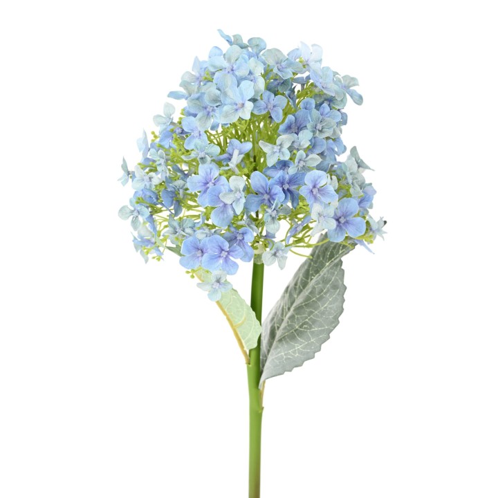 Künstliche Hortensie Blau, 55 cm, Wartungsfrei