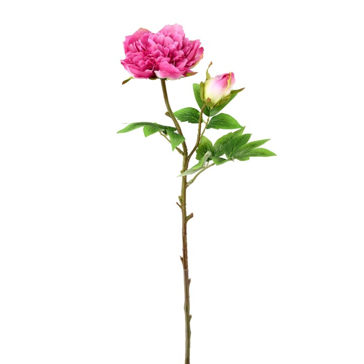 Pfingstrose Kunstblume Pink 55 cm