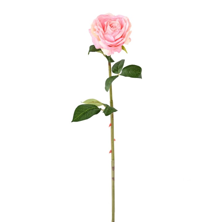 Künstliche Rose Pink, ca. 55cm - Wartungsfreie Eleganz