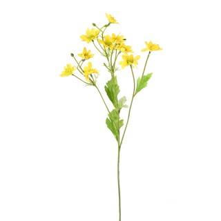 Dekorative Kunst-Chrysantheme - Leuchtend Gelb, 55 cm
