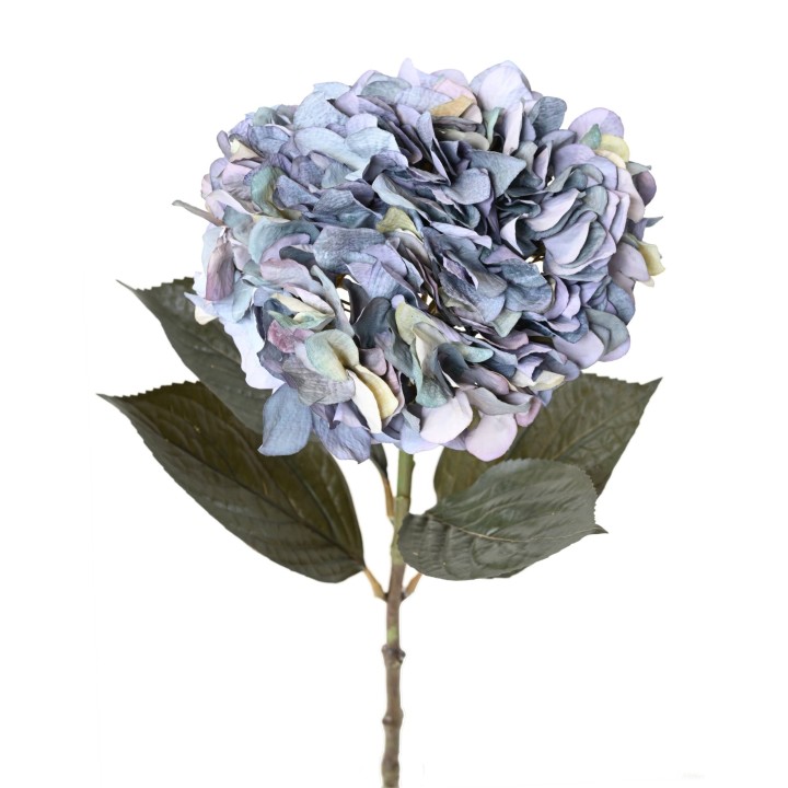Künstliche Hortensie Hydrangea Blau - 65 cm - Dauerhaft Schön