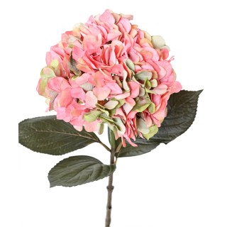 Dekorative Kunst-Hortensie Pink 65cm - Pflegeleichte Eleganz