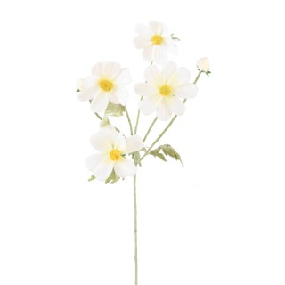Künstliche Cosmos-Blume Weiss 62cm
