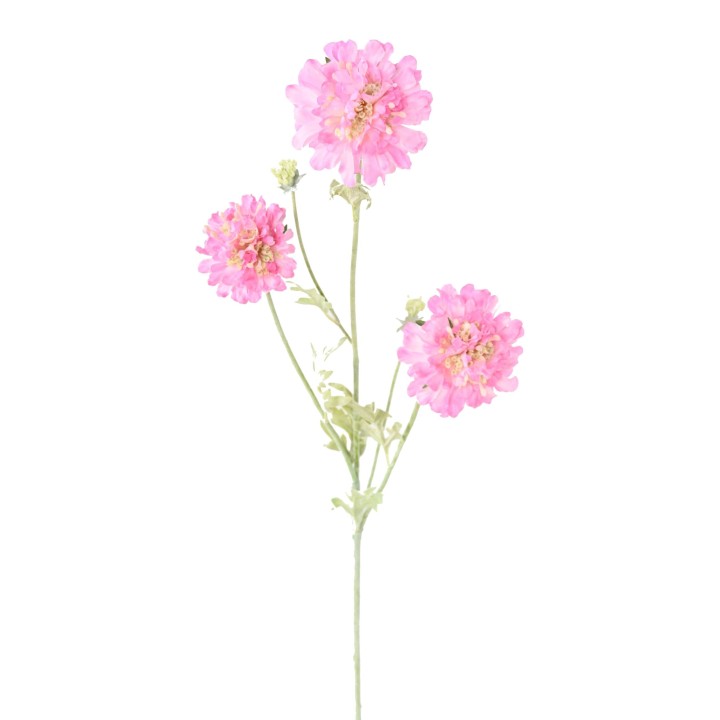 Künstliche Scabiose-Blume Pink 75cm