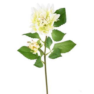 Künstliche Dahlie Weiss 75cm - Langlebige Eleganz