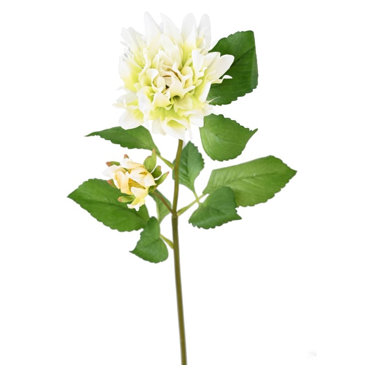 Künstliche Dahlie Weiss 75cm - Langlebige Eleganz