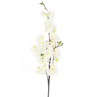 Künstlicher Kirschblütenzweig Weiss - 125 cm
