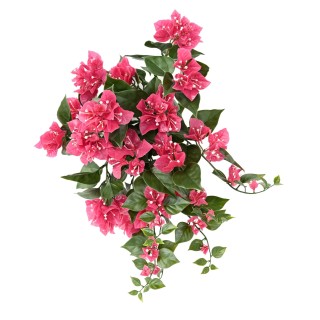 Künstliche Bougainvillea Hängepflanze, 45 cm UV-beständig