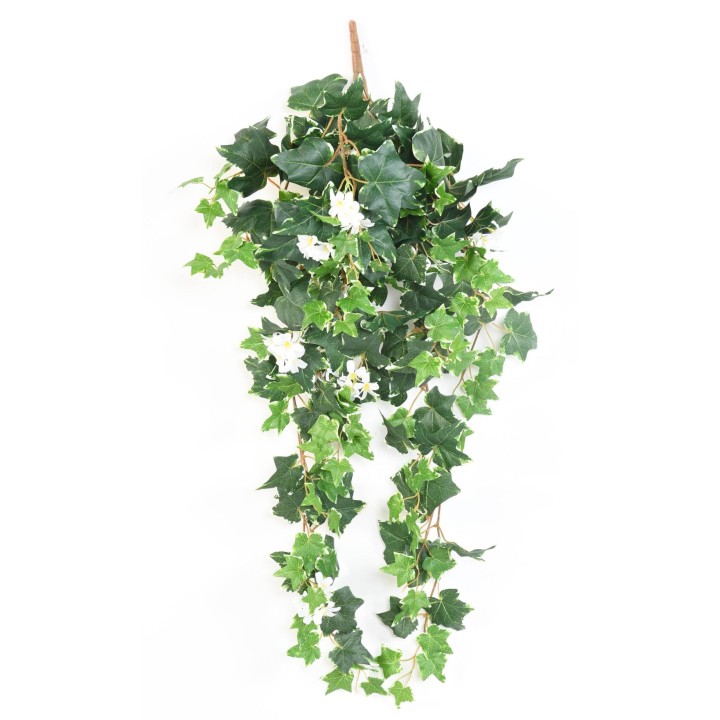 Kuenstliche Efeu Haengepflanze 90cm Mehrfarbig Textil