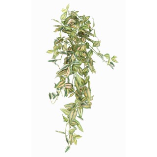 Dekorative Tradescantia Zebrina Hängepflanze 80cm Kunstpflanze