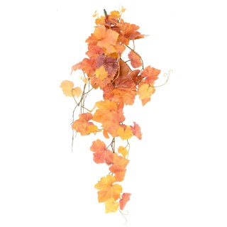 Künstlicher Hänge-Busch VINE - 80 cm - in leuchtendem Orange
