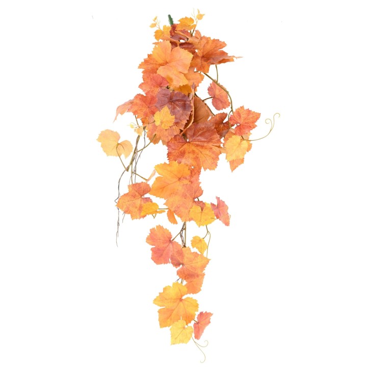 Künstlicher Hänge-Busch VINE - 80 cm - in leuchtendem Orange