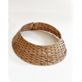 Rattan Weihnachtsbaumrock Braun - Baumständer-Abdeckung - 50x60 cm