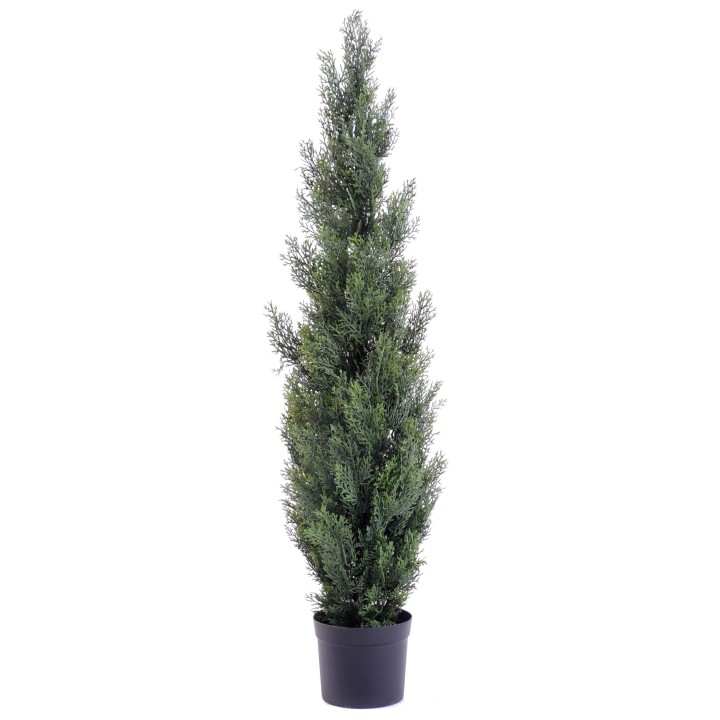 Künstlicher Zypressenbaum 125cm - UV-beständig für Aussenbereiche