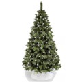 Rattan Weihnachtsbaumrock weiss 50x60 cm - Weihnachtsbaumstaender-Abdeckung