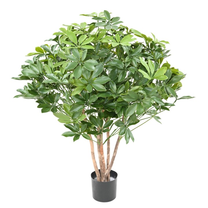 UV-beständiger Schefflera Kunstbusch, 90cm, Grün