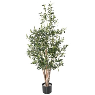 Künstlicher Olivenbaum 150cm - Silbergrüne Blätter