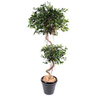 Künstlicher Ficus Baum 185cm Grün