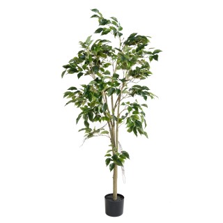 Lebensechter Ficus Kunstbaum 150cm Grün