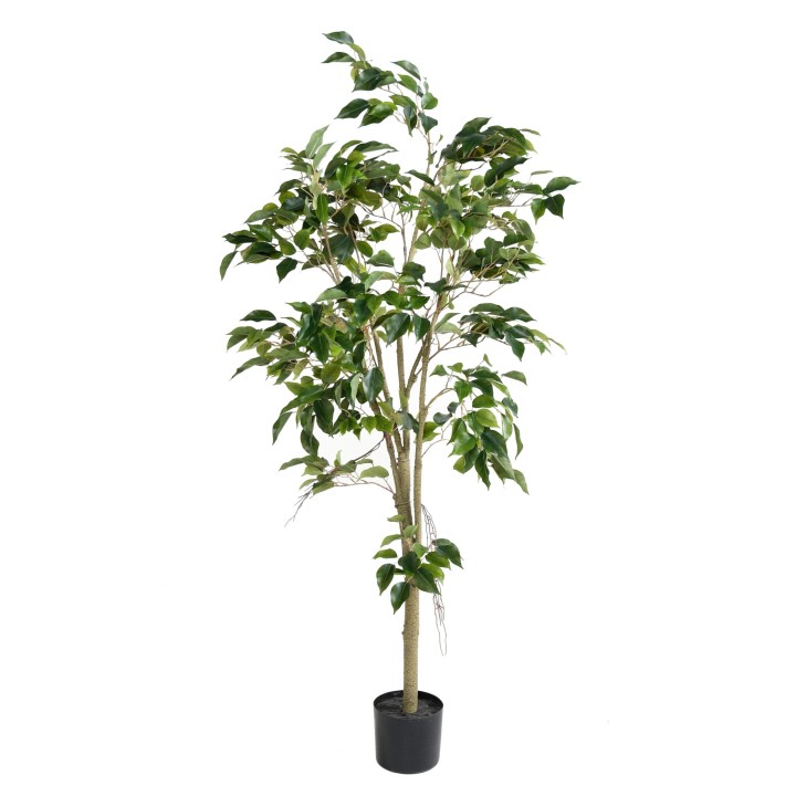Lebensechter Ficus Kunstbaum 150cm Grün