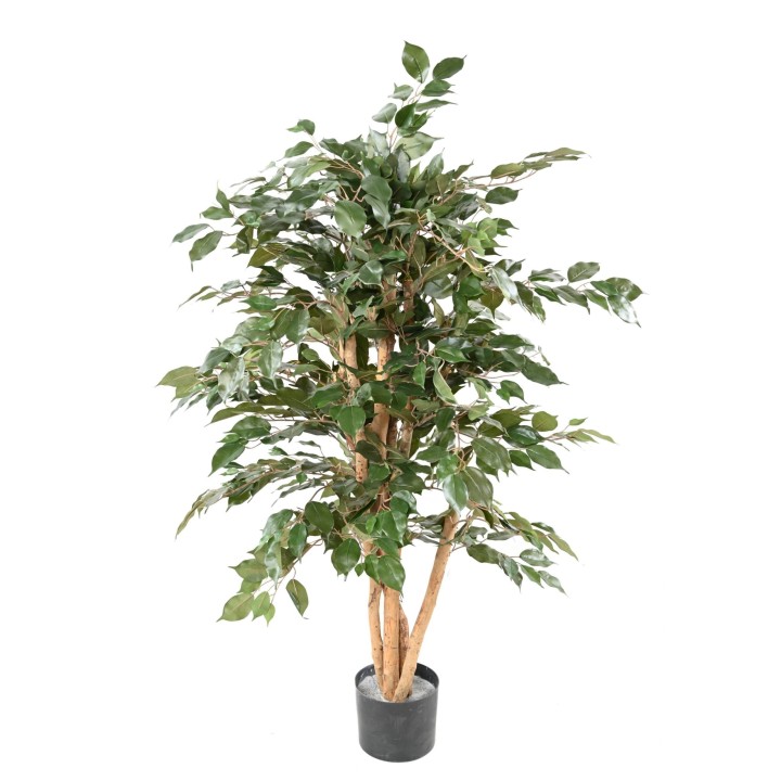 Kunstficus Benjamina, 150 cm, in frischem Grün
