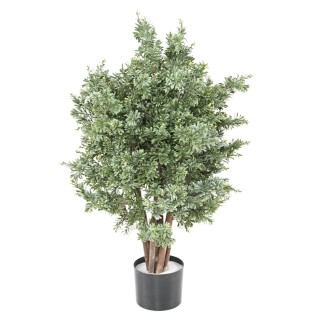 Crossostephium Kunstpflanze, UV-resistent, 100 cm, Grün