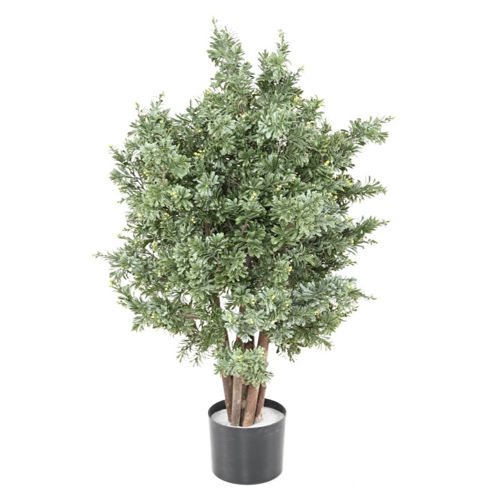 Crossostephium Kunstpflanze, UV-resistent, 100 cm, Grün