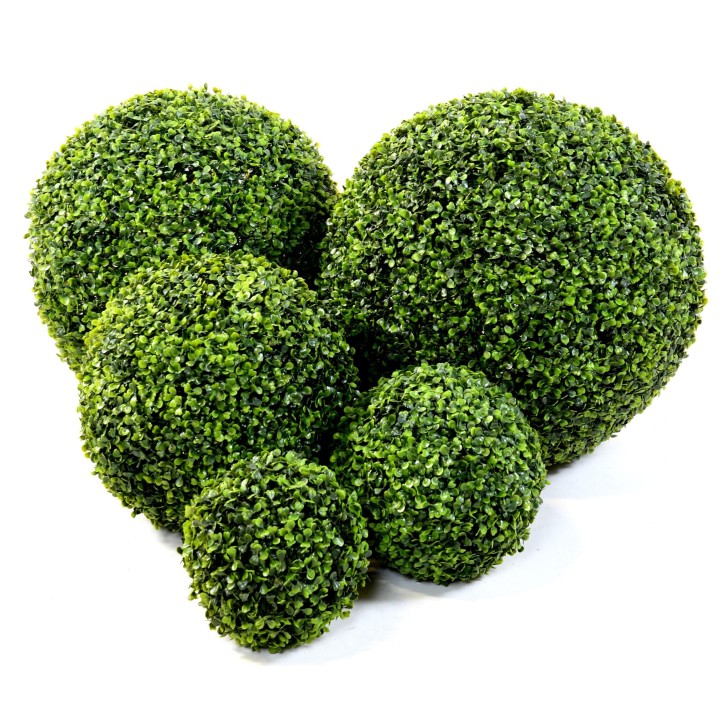 Künstliche Buchsbaumkugel 48cm - Immergrün und Pflegeleicht