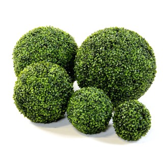 Dekorative Buchsbaumkugel Kunstpflanze 22cm