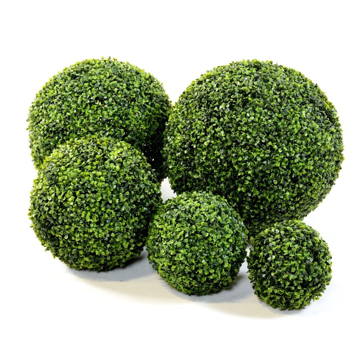 Dekorative Buchsbaumkugel Kunstpflanze 22cm