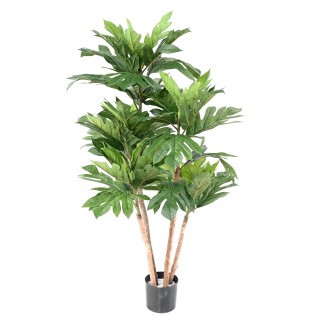 Künstlicher Brotfruchtbaum 140cm Hoch Gruen