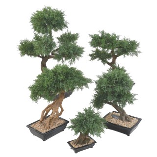 Künstlicher Juniperus Bonsai, 30cm, Grün