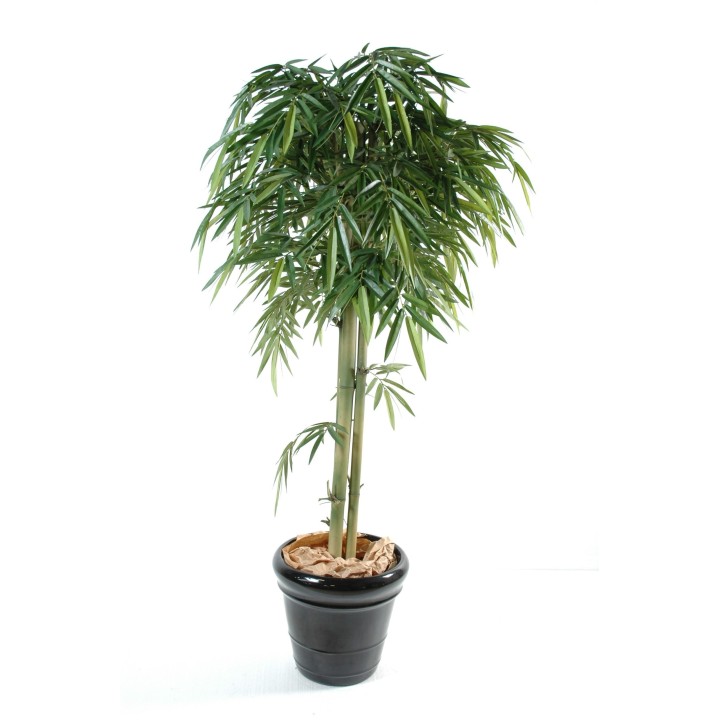Grosser Kunst-Bambus 180cm - Naturgetreu & Pflegeleicht Grün