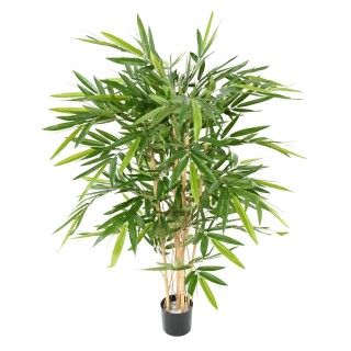 Pflegeleichter Kunstbambus - 120cm Grün für Innen & Aussen