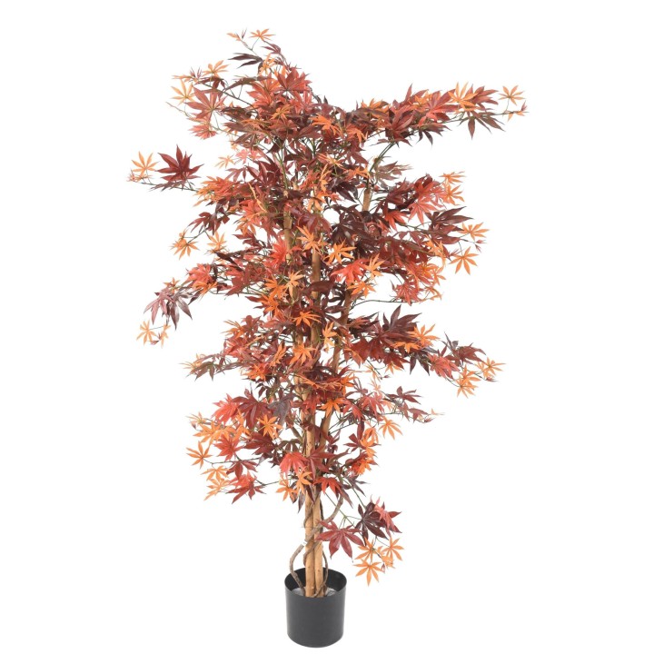 Künstlicher Aralia Baum 150cm, herbstfarben
