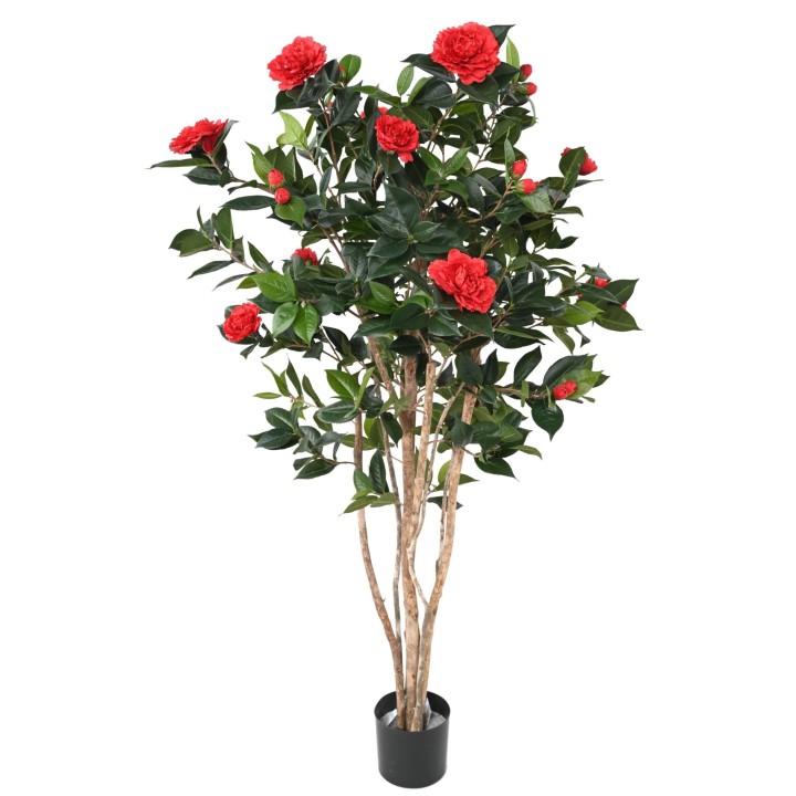 Künstliche Kamelie Rot, 160 cm