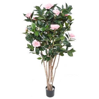 Künstliche Kamelie 130cm Pink