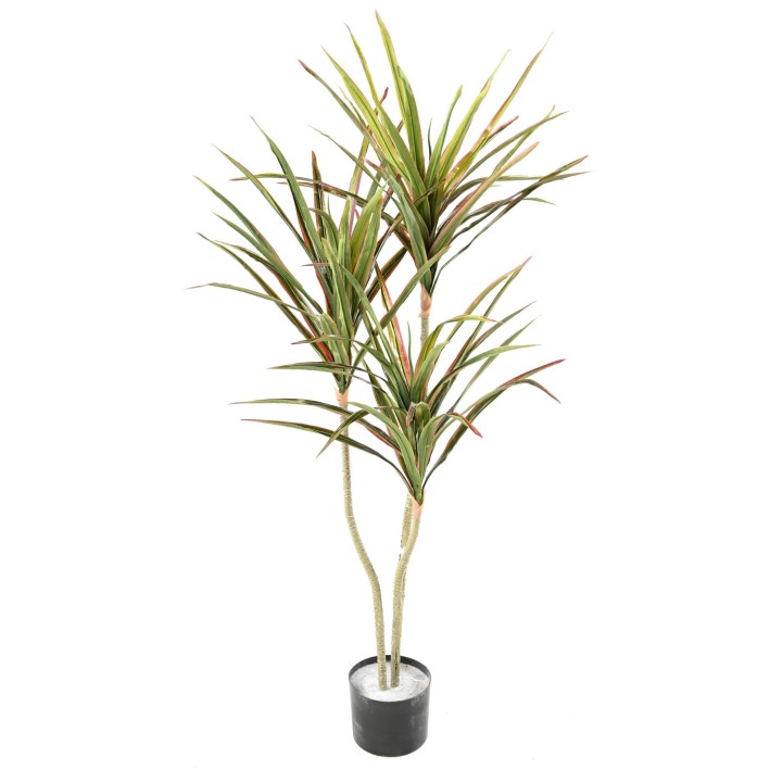 Dekorative Dracaena Kunstpflanze 140cm, Grün