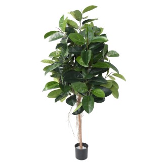 Künstlicher Gummibaum Ficus Elastica, 180 cm