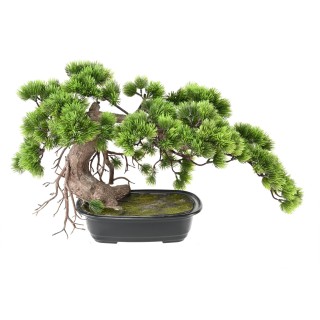 Bonsai-Kiefer Kunstbaum, 37cm Hoch, Grün