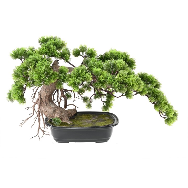 Bonsai-Kiefer Kunstbaum, 37cm Hoch, Grün
