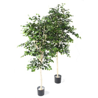 Künstliche Birke 210cm - Naturgetreues Grün