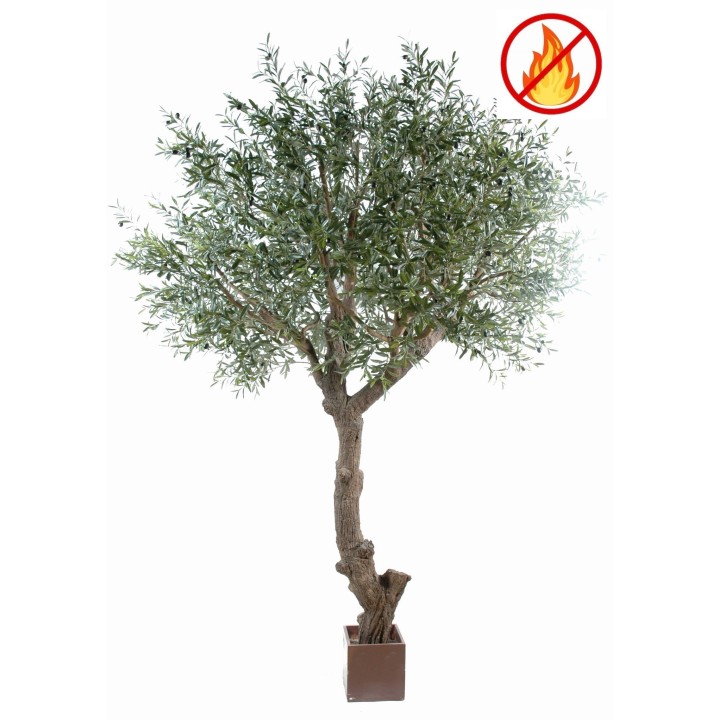 Künstlicher Olivenbaum 270 cm - Naturgetreu, schwer entflammbar