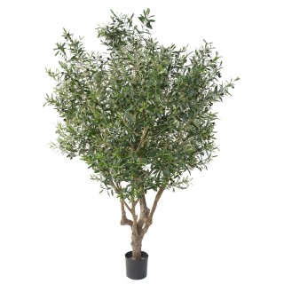 Exklusiver Kunst-Olivenbaum, 215 cm, Silbergrün