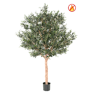 Künstlicher Olivenbaum 210 cm silbergrün